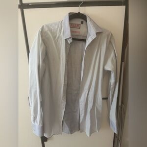 Thomas Pink - Men’s white and blue checked dress shirt